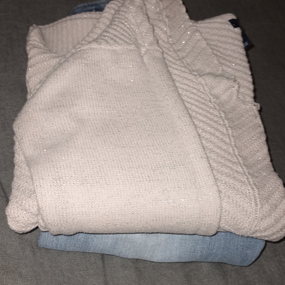 Champs Cream V-Neck Sweater